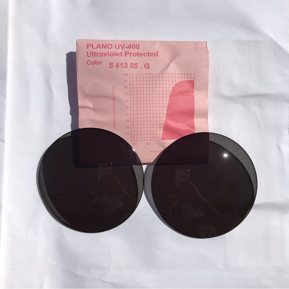 Sunglass Lens Blanks - UV400 protected - Grey